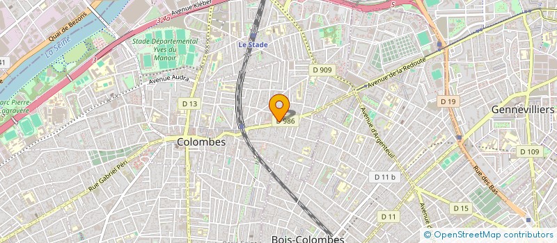 localisation de l'entreprise MONSIEUR LIONEL TARDY à COLOMBES