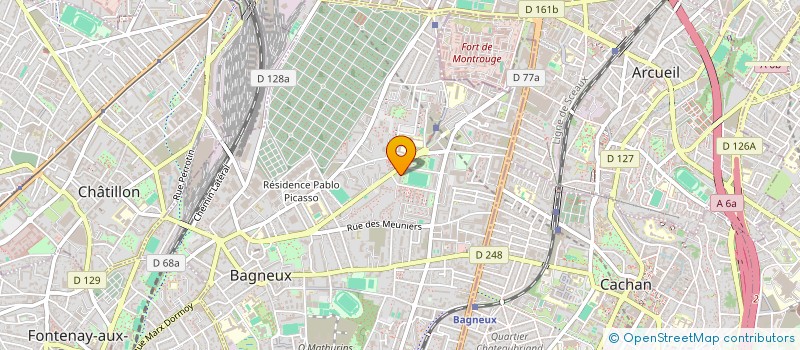 localisation de l'entreprise MONSIEUR LIONEL TAURILLEC à BAGNEUX