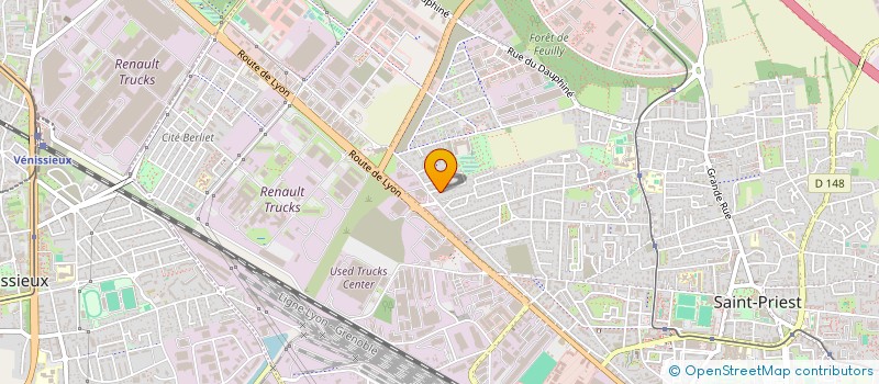 localisation de l'entreprise MONSIEUR LIONEL TCHAME  SAINT-PRIEST