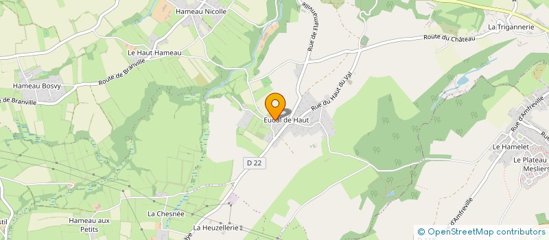 localisation de l'entreprise MONSIEUR LIONEL TESSON  LA HAGUE