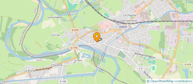 localisation de l'entreprise MONSIEUR LIONEL THEVENEAU  DIGOIN