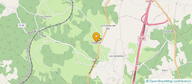 localisation de l'entreprise MONSIEUR LIONEL THIERY  GIGNAC