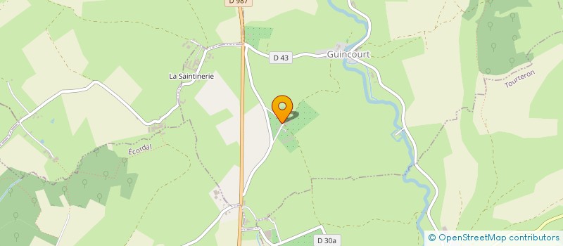 localisation de l'entreprise MONSIEUR LIONEL THIRY  GUINCOURT