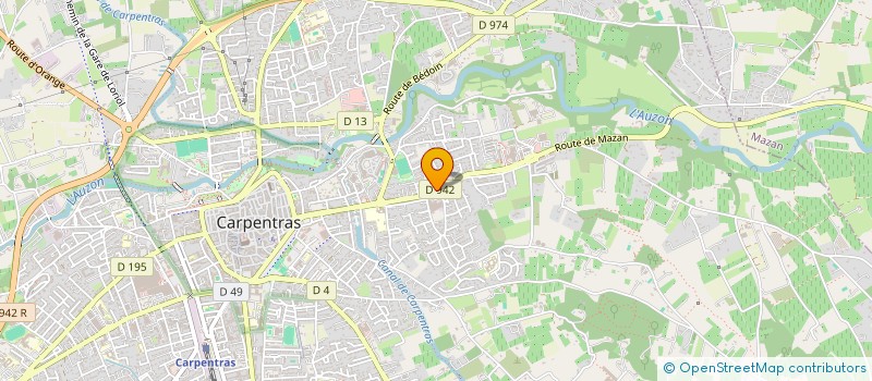 localisation de l'entreprise MONSIEUR LIONEL TORREGROSSA  CARPENTRAS