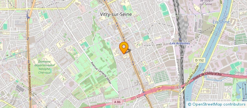 localisation de l'entreprise MONSIEUR LIONEL TOUCET  VITRY-SUR-SEINE