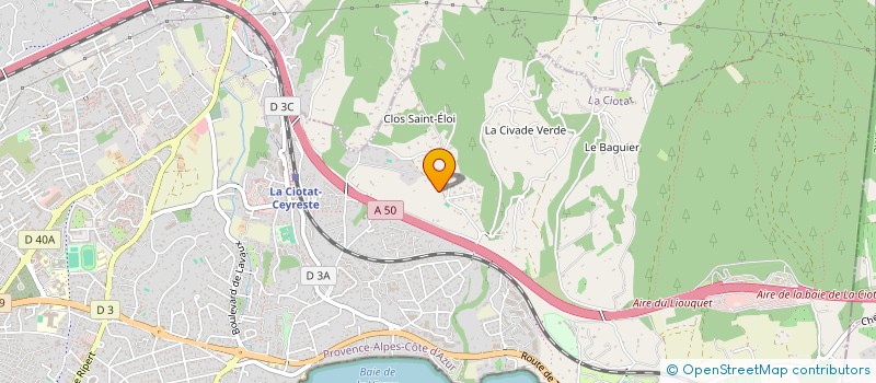 localisation de l'entreprise MONSIEUR LIONEL TREBIE  LA CIOTAT