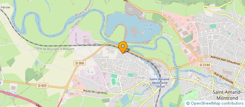 localisation de l'entreprise MONSIEUR LIONEL TREILLES  ORVAL