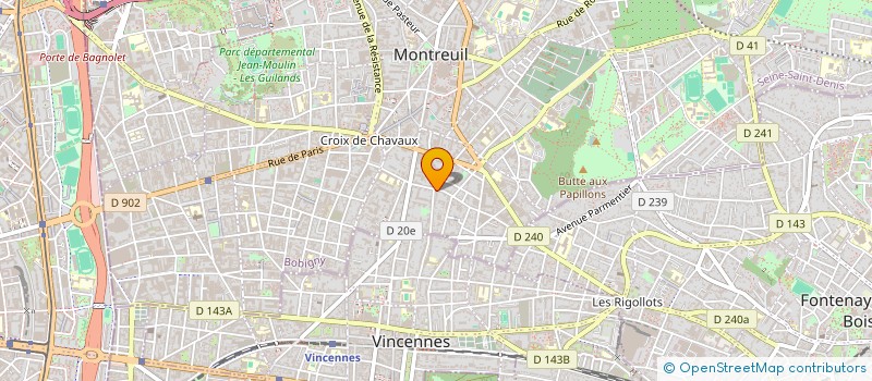 localisation de l'entreprise MONSIEUR LIONEL TRELLU à MONTREUIL