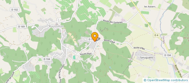 localisation de l'entreprise MONSIEUR LIONEL TRIBOLLET  ROUSSILLON