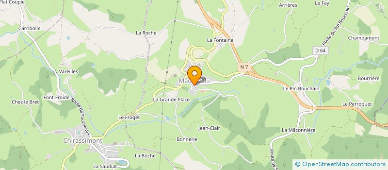 localisation de l'entreprise MONSIEUR LIONEL TRIOMPHE  SAINT-CYR-DE-VALORGES