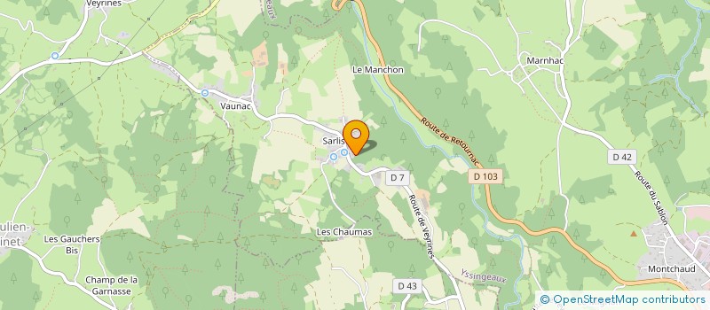 localisation de l'entreprise MONSIEUR LIONEL TRIVEL à YSSINGEAUX