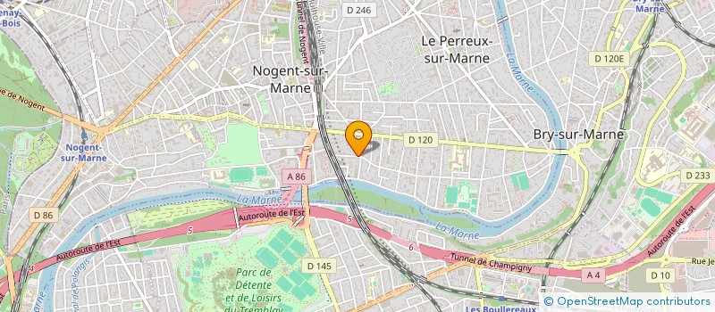 localisation de l'entreprise MONSIEUR LIONEL TROBRILLANT  LE PERREUX-SUR-MARNE