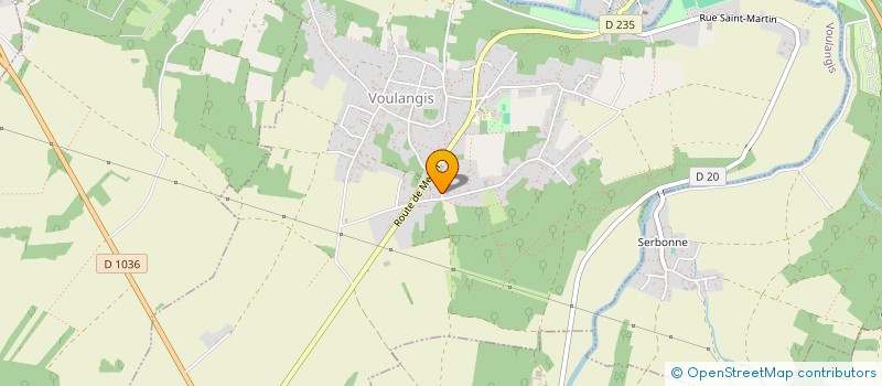 localisation de l'entreprise MONSIEUR LIONEL TRUFFIER  VOULANGIS