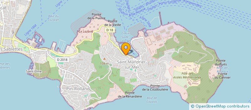 localisation de l'entreprise MONSIEUR LIONEL VAGNIER  SAINT-MANDRIER-SUR-MER