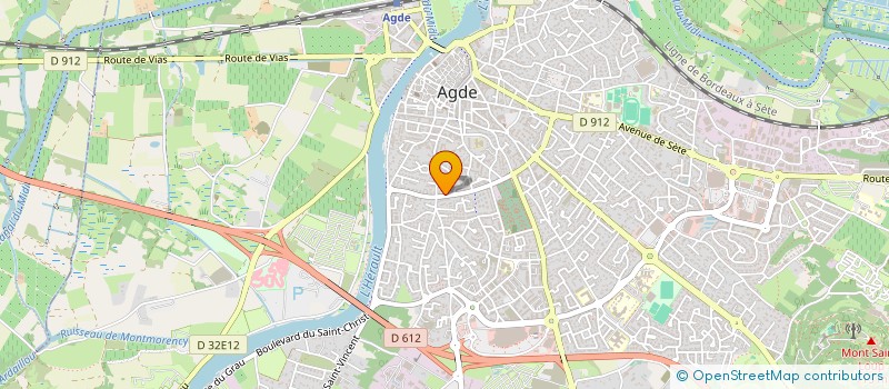 localisation de l'entreprise MONSIEUR LIONEL VALLIER  AGDE