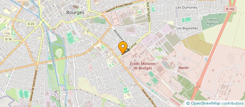 localisation de l'entreprise MONSIEUR LIONEL VALOT à BOURGES