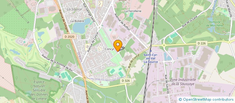 localisation de l'entreprise MONSIEUR LIONEL VANDENBULCKE à ORLEANS