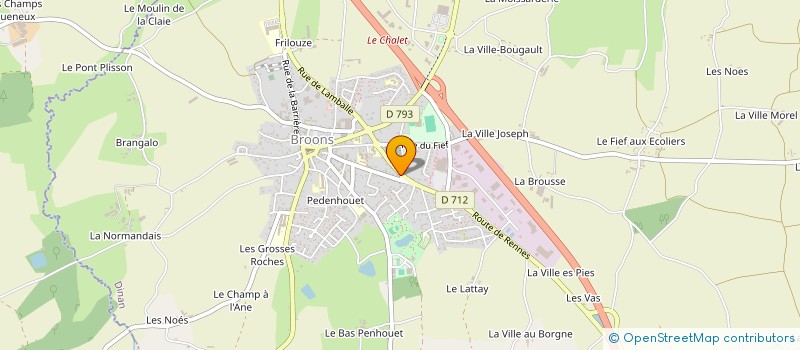 localisation de l'entreprise MONSIEUR LIONEL VANDERHEYDEN à BROONS