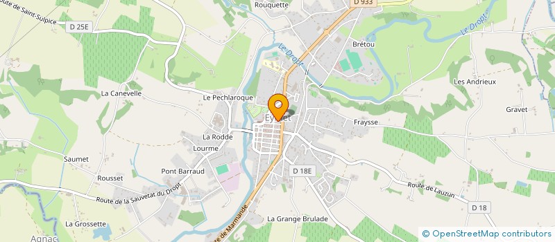 localisation de l'entreprise MONSIEUR LIONEL VERDIER  SAINT-JULIEN-INNOCENCE-EULALIE