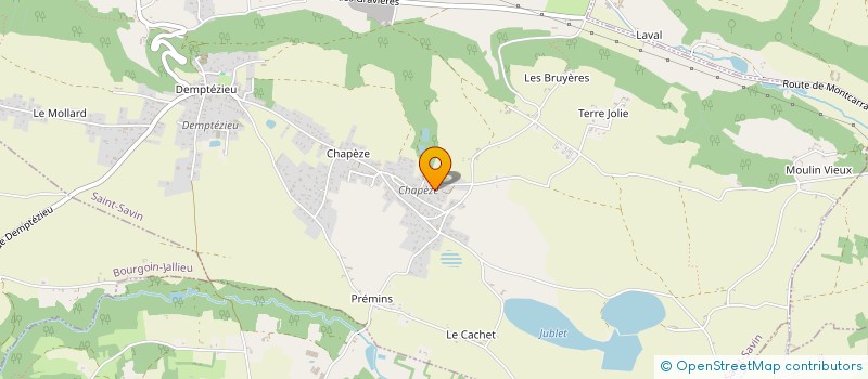 localisation de l'entreprise MONSIEUR LIONEL VESSILLER à SAINT-SAVIN