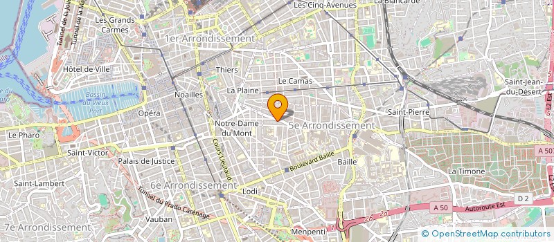 localisation de l'entreprise MONSIEUR LIONEL VEYRET à MARSEILLE