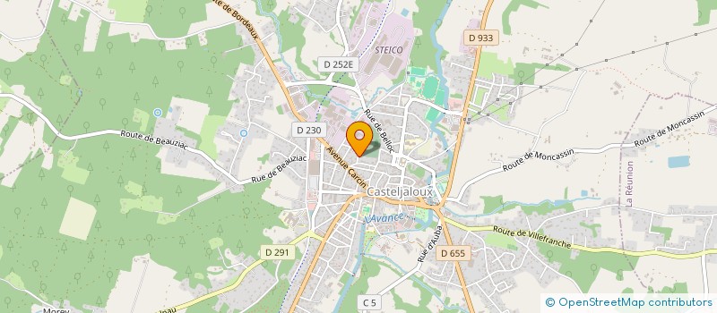 localisation de l'entreprise MONSIEUR LIONEL VIGIER  CASTELJALOUX