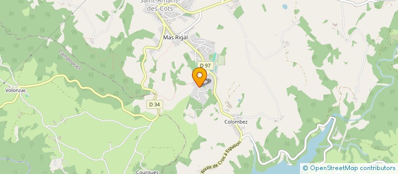 localisation de l'entreprise MONSIEUR LIONEL VIGIER  SAINT-AMANS-DES-COTS