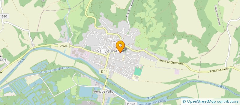 localisation de l'entreprise MONSIEUR LIONEL VIGNON à VAILLY-SUR-AISNE