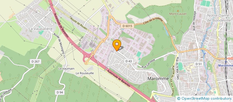 localisation de l'entreprise MONSIEUR LIONEL VIGREUX  MAROMME