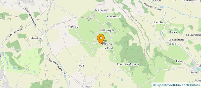 localisation de l'entreprise MONSIEUR LIONEL VIGUIER à ROUFFIAC