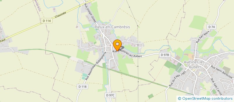 localisation de l'entreprise MONSIEUR LIONEL VILLAIN  RIEUX-EN-CAMBRESIS
