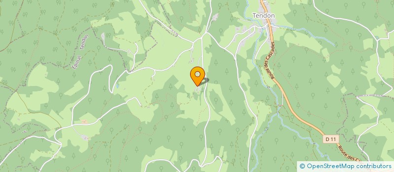 localisation de l'entreprise MONSIEUR LIONEL VILLAUME  TENDON