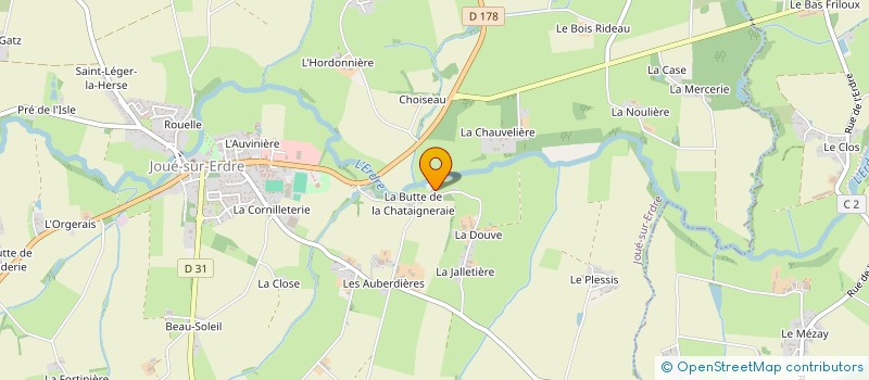 localisation de l'entreprise MONSIEUR LIONEL VISSET  JOUE-SUR-ERDRE