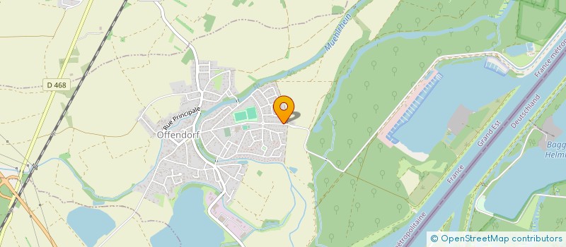 localisation de l'entreprise MONSIEUR LIONEL WEISBECKER  OFFENDORF