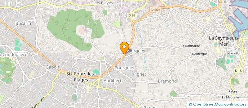 localisation de l'entreprise MONSIEUR LIONEL ZAMMIT à SIX-FOURS-LES-PLAGES