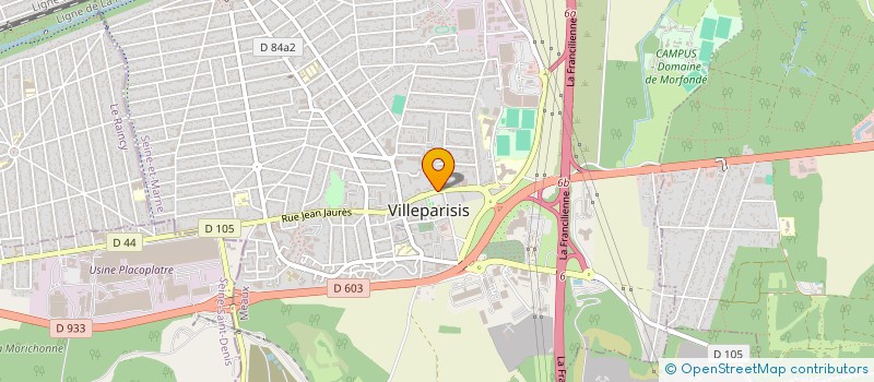 localisation de l'entreprise MONSIEUR LIONEL ZANG  VILLEPARISIS