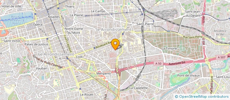 localisation de l'entreprise MONSIEUR LIONET FHAZ à MARSEILLE