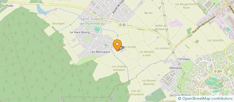 localisation de l'entreprise MONSIEUR LIONNEL ANGIER  SAINT-SULPICE-DE-POMMERAY