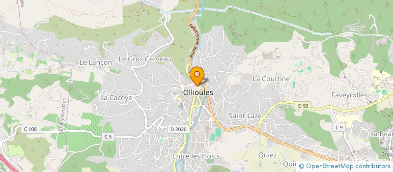 localisation de l'entreprise MONSIEUR LIONNEL BLAIS à OLLIOULES