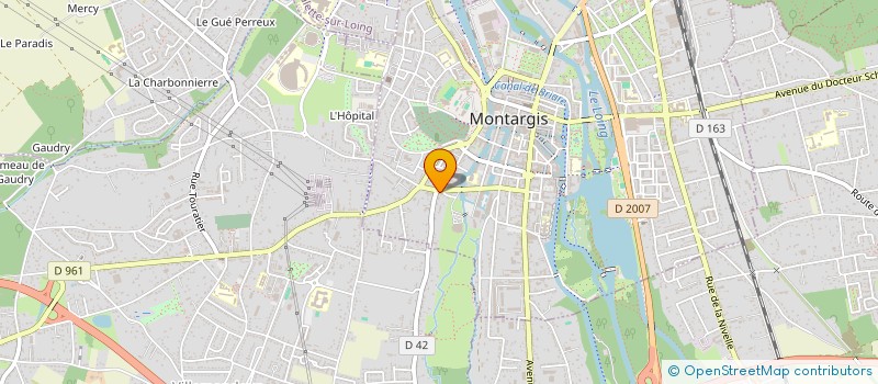 localisation de l'entreprise MONSIEUR LIONNEL CHABIN  MONTARGIS