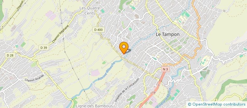 localisation de l'entreprise MONSIEUR LIONNEL CLAUDE HOARAU à LE TAMPON