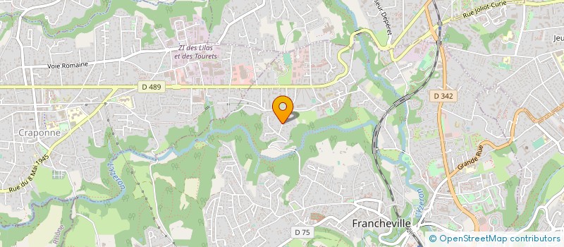 localisation de l'entreprise MONSIEUR LIONNEL GOURJUX  FRANCHEVILLE