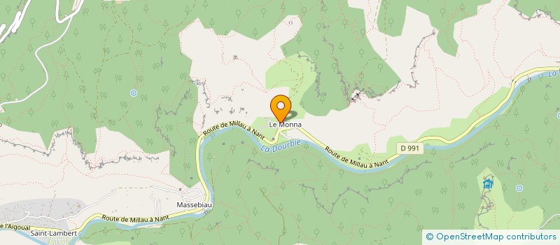 localisation de l'entreprise MONSIEUR LIONNEL MAS  MILLAU