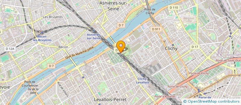 localisation de l'entreprise MONSIEUR LIONNEL N KAYA à CLICHY