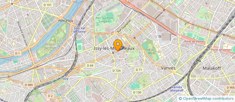 localisation de l'entreprise MONSIEUR LIOR BEDJAI à ISSY-LES-MOULINEAUX