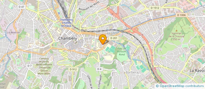 localisation de l'entreprise MONSIEUR LIRIA BAKITA MOUSSAVOU  CHAMBERY