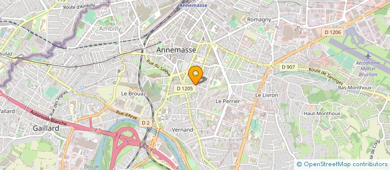 localisation de l'entreprise MONSIEUR LIRIDON REXHEPI à ANNEMASSE