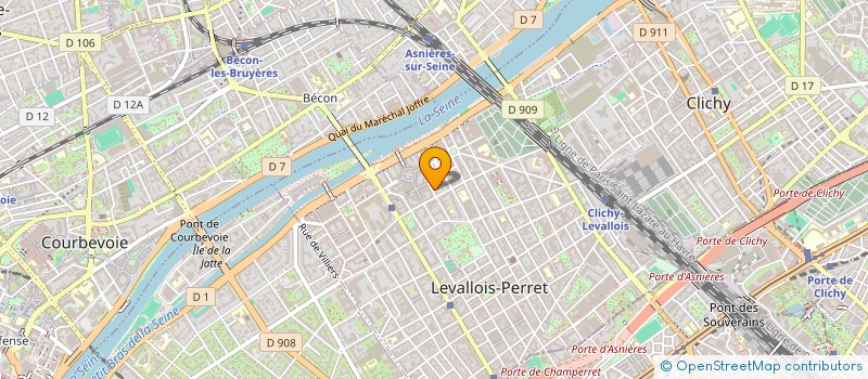 localisation de l'entreprise MONSIEUR LIRON SEBAG à LEVALLOIS-PERRET