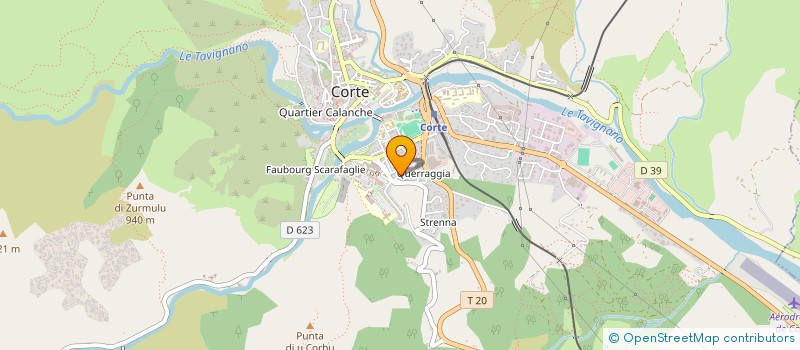 localisation de l'entreprise MONSIEUR LISANDRU HIGOA à CORTE