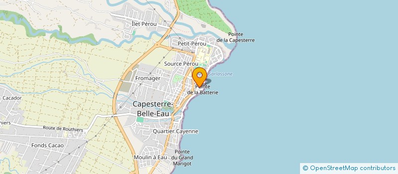 localisation de l'entreprise MONSIEUR LISETTE MONNERAUD à CAPESTERRE-BELLE-EAU